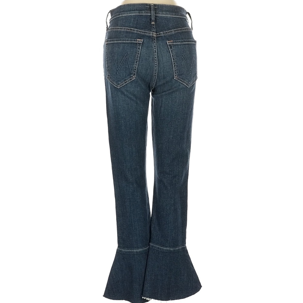 MOTHER "The Cha Cha Fray" Girl Crush High-Rise Flare Jeans | Size 27 - Picture 3 of 14